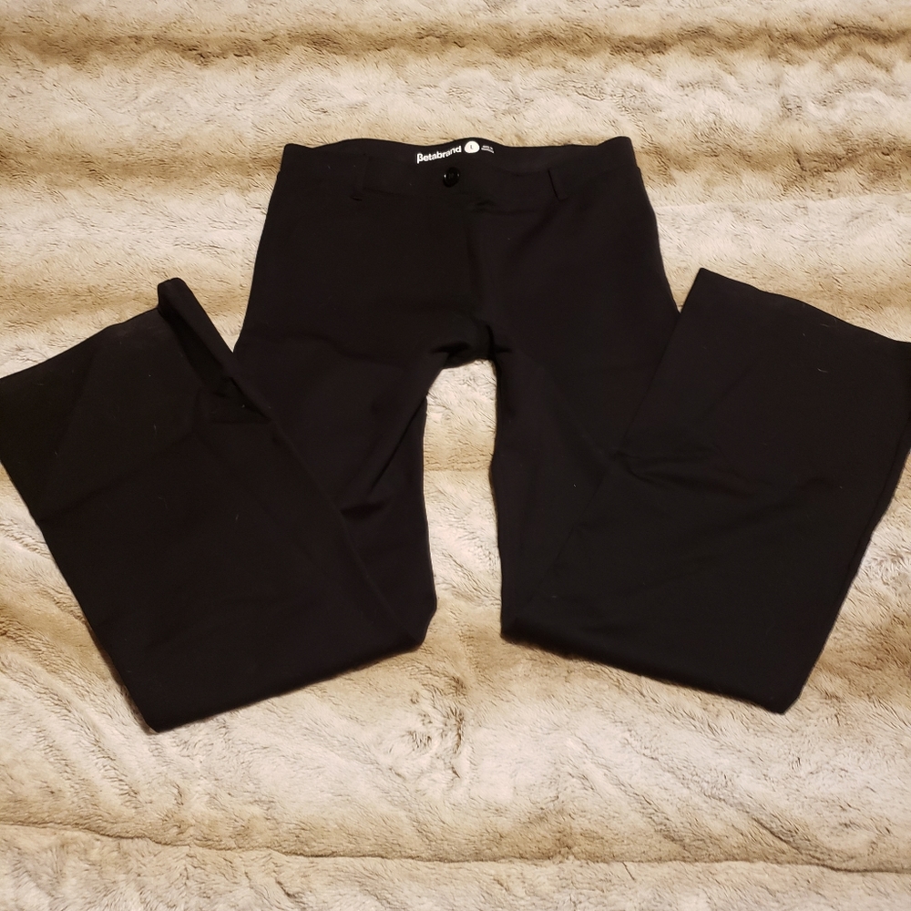 Stretch Wide-Leg Pants